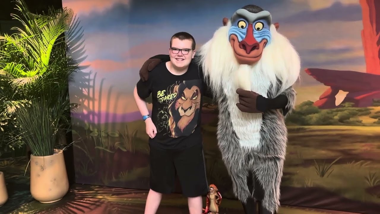 Rafiki meet and greet at Disney’s animal kingdom ￼