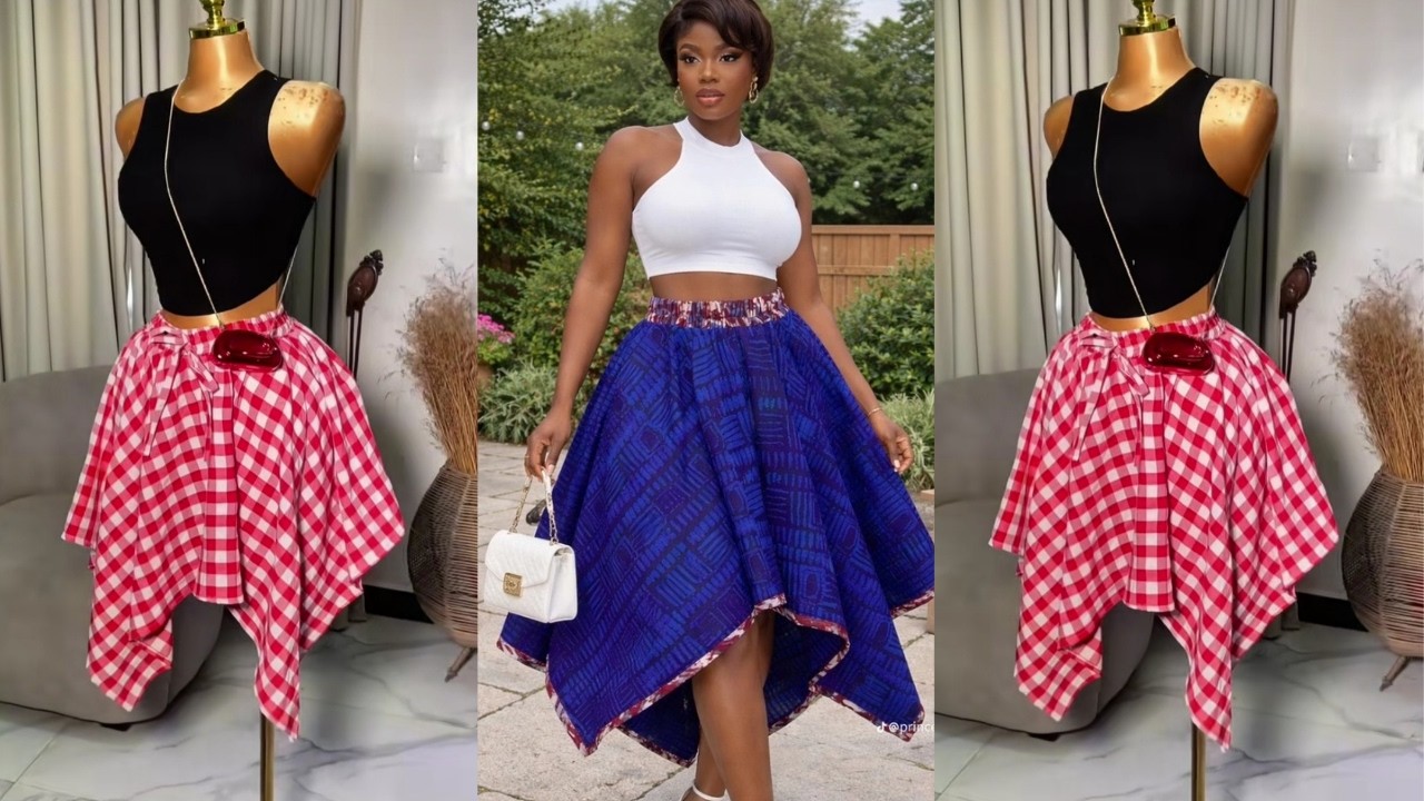 DIY Handkerchief Skirt Tutorial | High-Low Skirt Cutting & Sewing Guide