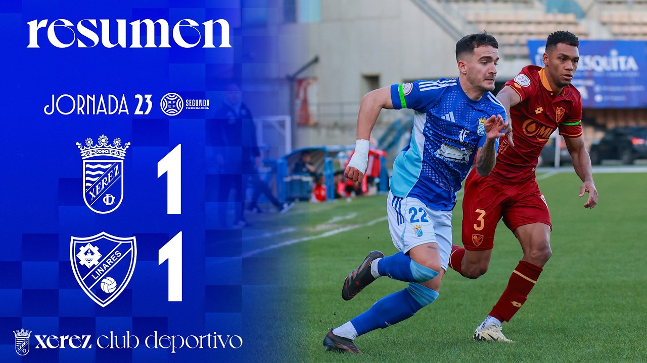 Resumen del Xerez CD 1-1 Linares Deportivo