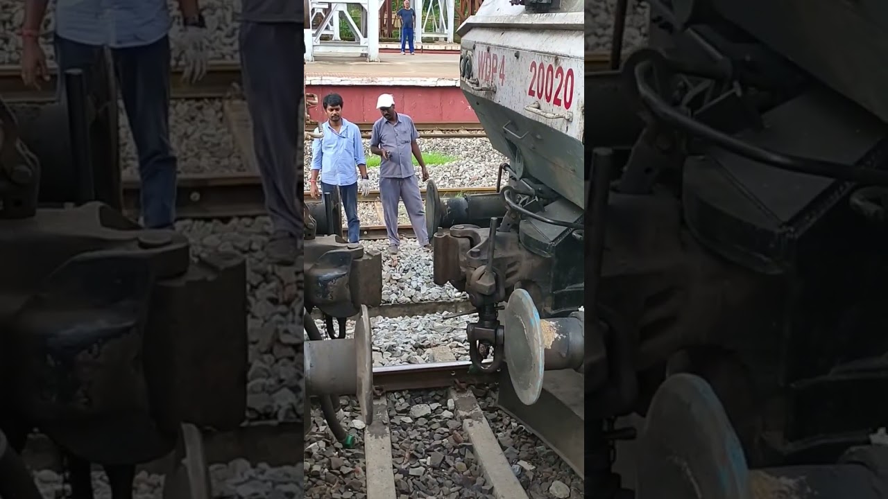 Train gadi joining/train dabba connection / funny tune
