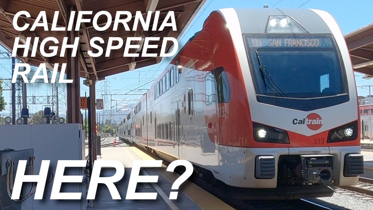 California High Speed Rail to San Francisco 2025 | CAHSR By Caltrain, 4K Drone & 4K Dashcam