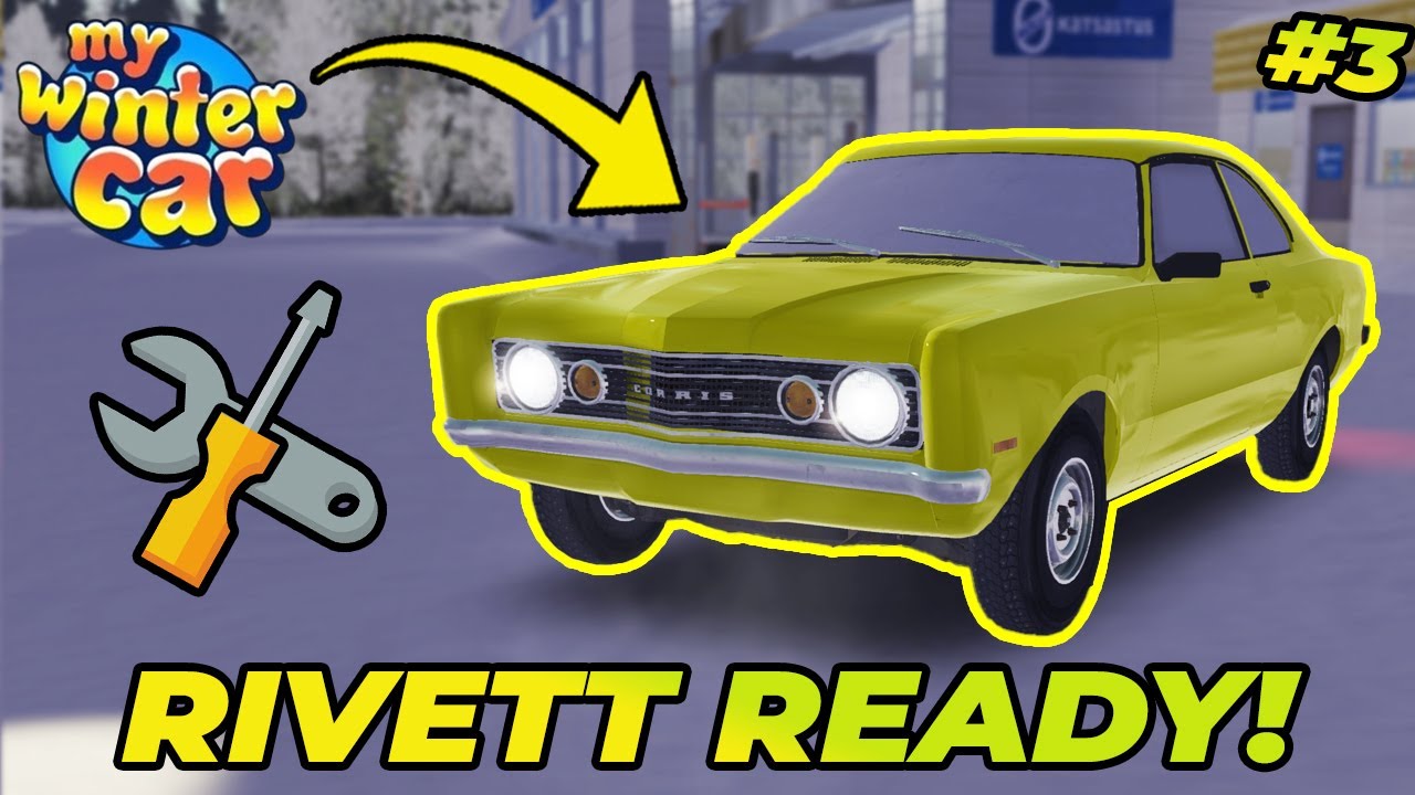CAR READY! Body Assembling and First Driving! | My Winter Car #4