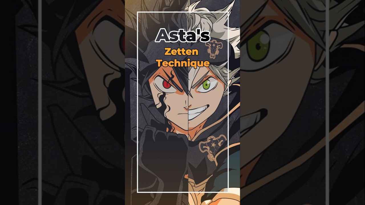 Asta's Game-Changing Zetten Technique! #asta #blackclover #anime