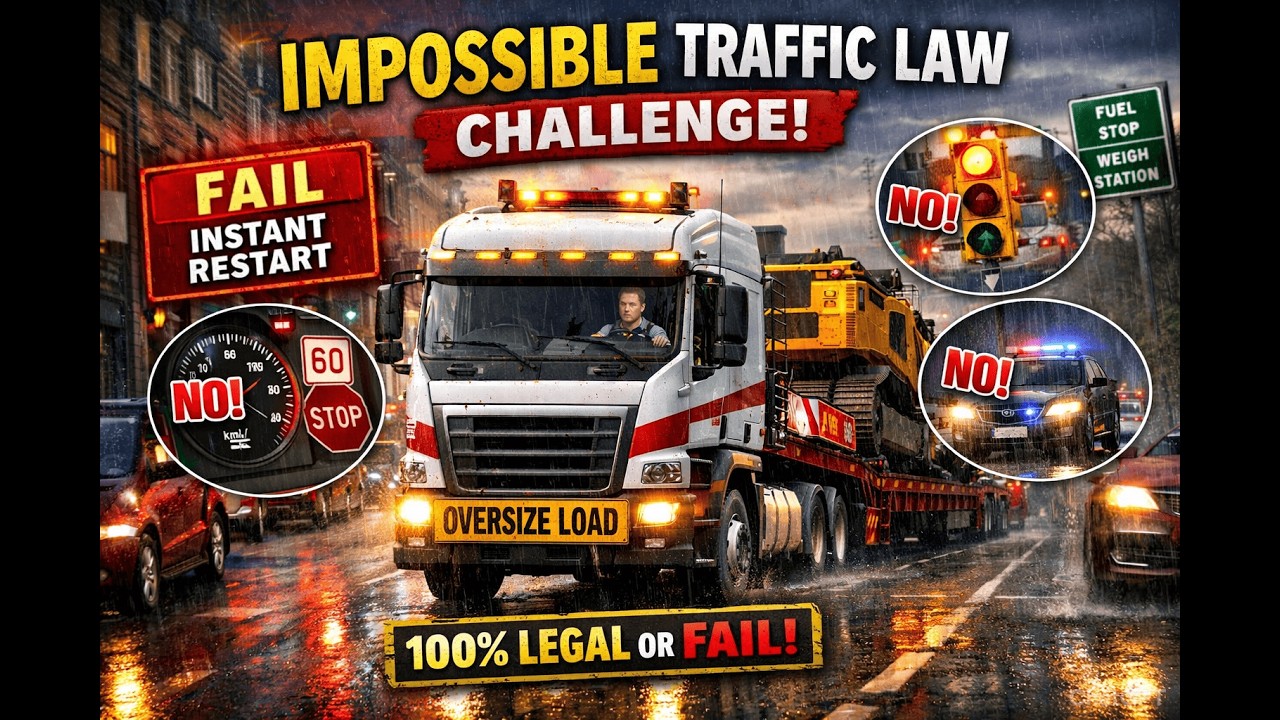 Can You Finish This Delivery Without Breaking A Single Traffic Law? (Impossible Challenge)