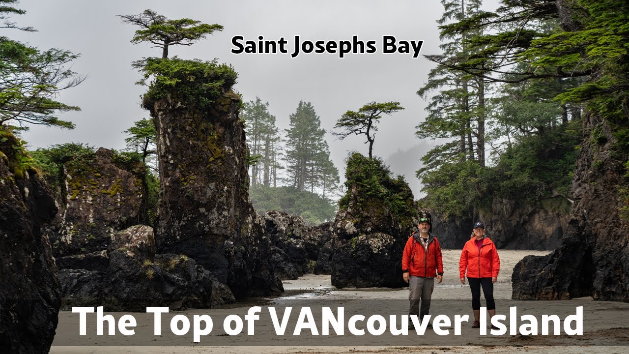 San Josef’s Bay the Top of Vancouver Island in a 4x4 Sprinter Van