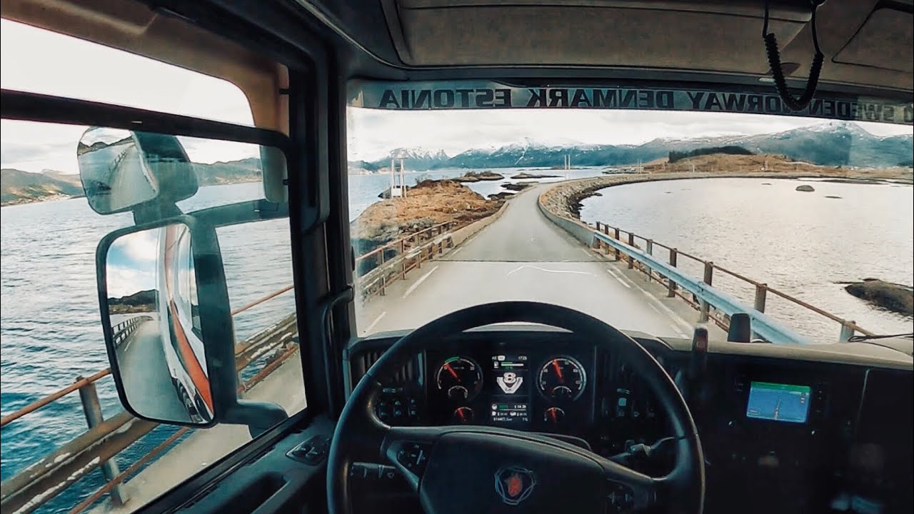 POV Driving Scania R580 - Sands&oslash;ya Island