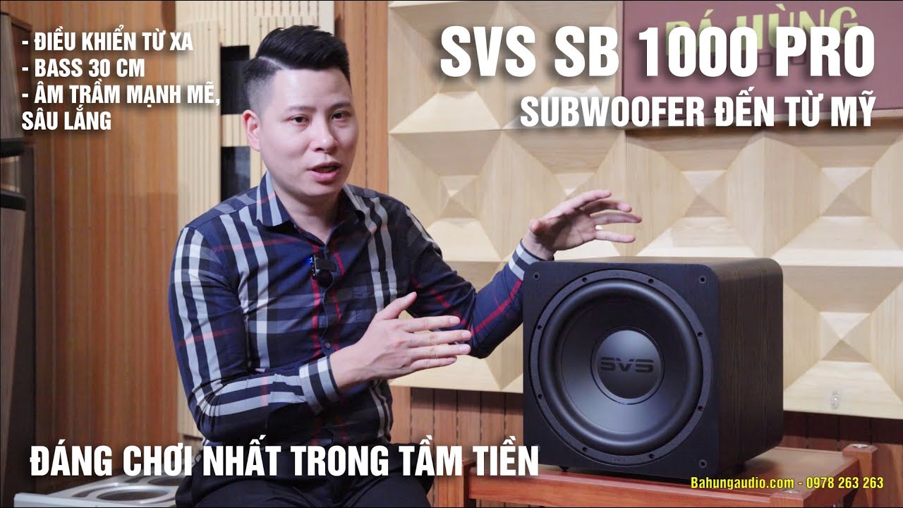 LOA SUB HAY - ĐÁNG CHƠI TRONG TẦM GIÁ | Loa Sub SVS SB1000 Pro -Bass Uy Lực & Giá Mềm