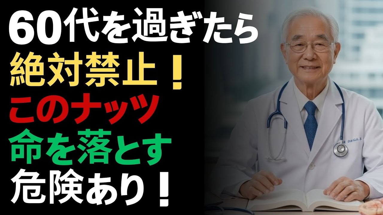 60歳以降は要注意！腎臓を壊す危険ナッツと守るナッツ完全解説 |ドクター健康ラボ
