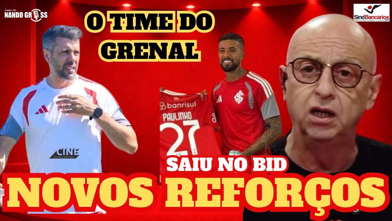 #INTER: JÁ ESTÃO REGULARIZADOS NO BID/NOVOS REFORÇOS/ ZAGUEIRO VEM DA ALEMANHA/ O TIME DE PEZZOLANO