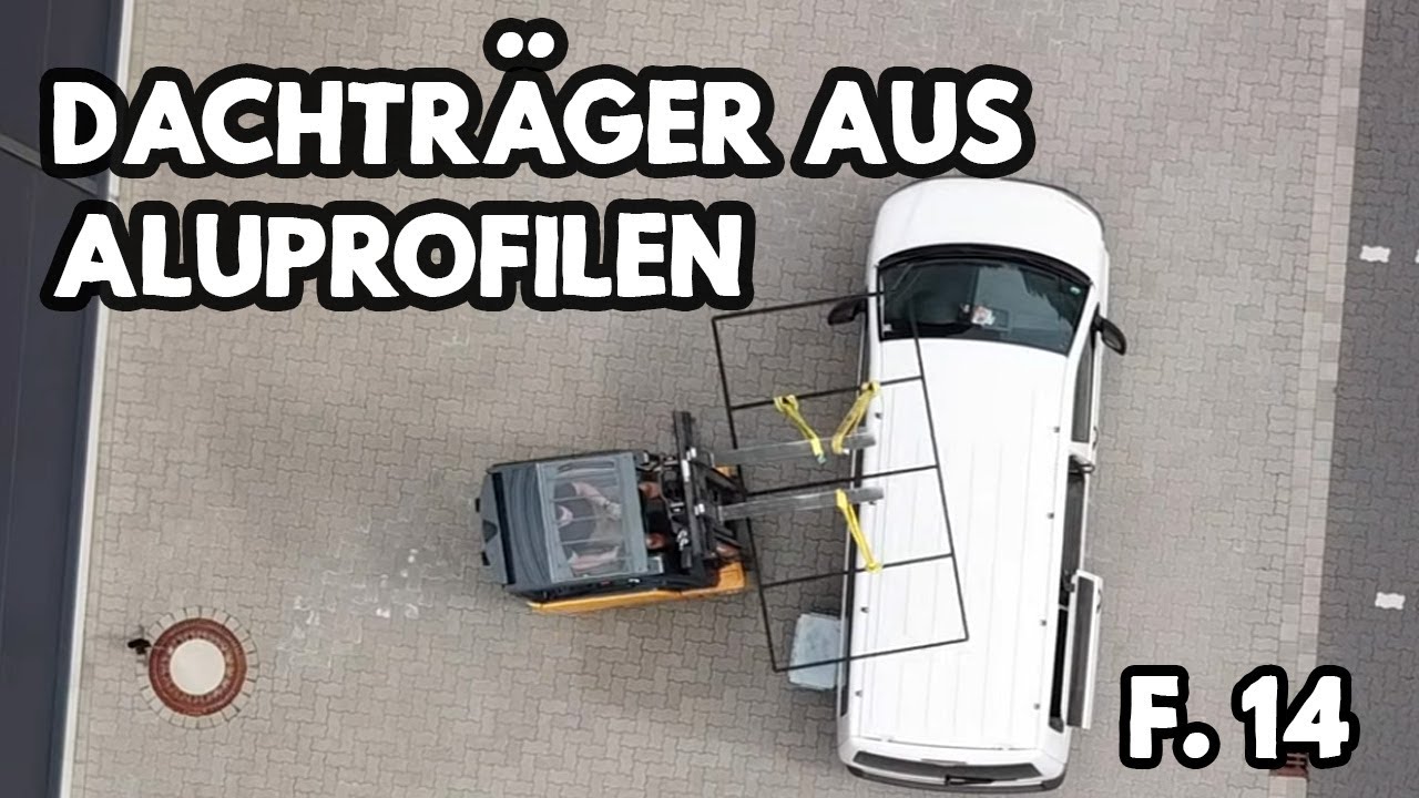 Dachträger aus Aluprofilen bauen | Camperausbau passend für VW T5 | Küstenvan