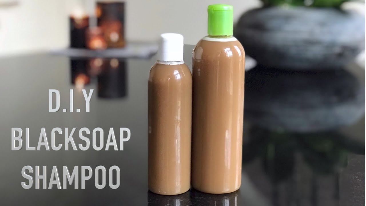 African Black Soap Shampoo || Bar to Liquid Black Soap DIY || Adede