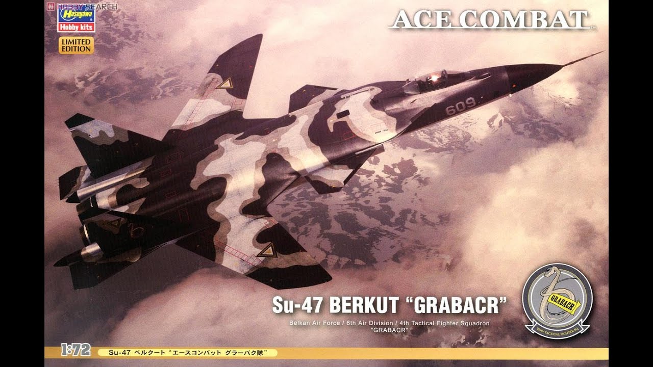 ACE COMBAT MODEL KIT SU-47 BERKUT 