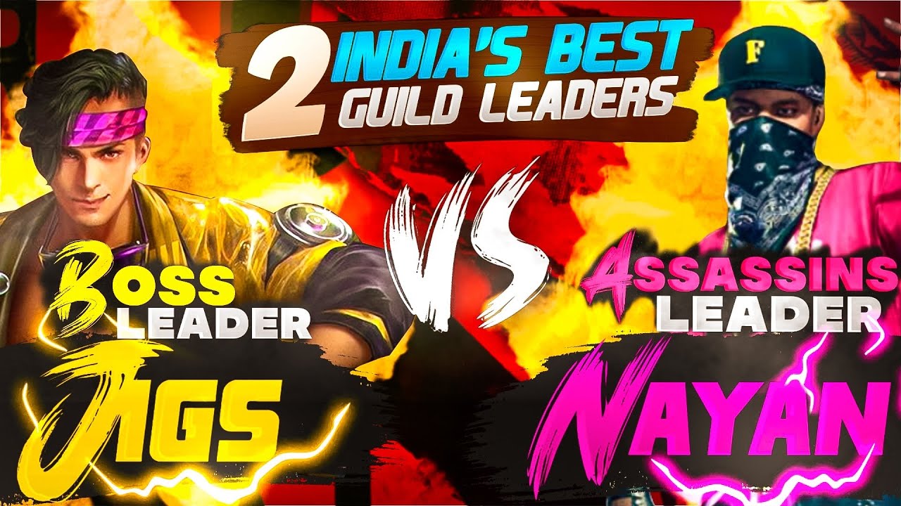 Jigs Vs Nayan Asin|Best Guild Leaders|Boss Guild Leader Vs Assasins Guild Leader🇮🇳&hearts;️