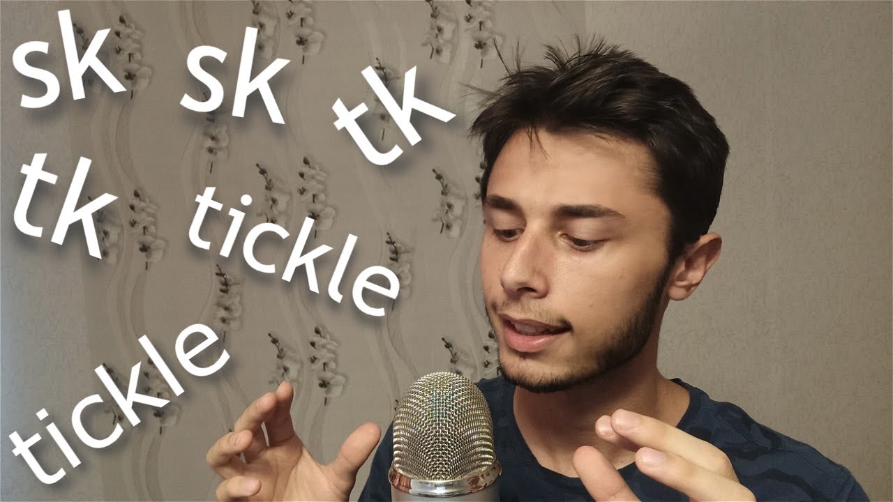 ASMR fast aggressive mouth sounds for sleep (sk sk, tk tk, tickle, tickle)