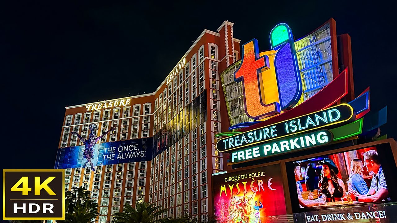 Treasure Island Las Vegas Walk - April 2024 - Las Vegas Strip