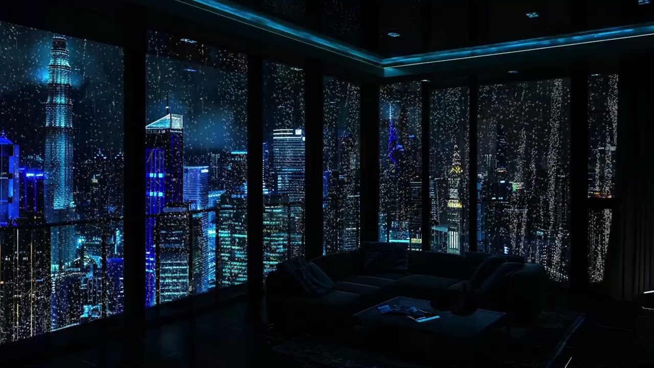 Rainy Night Calm Atmosphere | Deep Sleep Therapy for Stress Relief and Inner Clarity