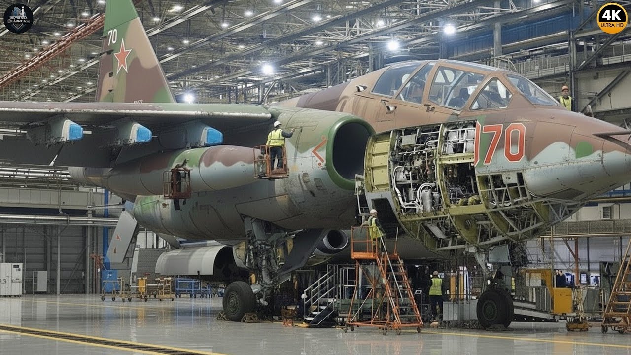 Dentro de la Fábrica del Su-25: El Secreto de $11 Millones del 'Tanque Volador' Ruso