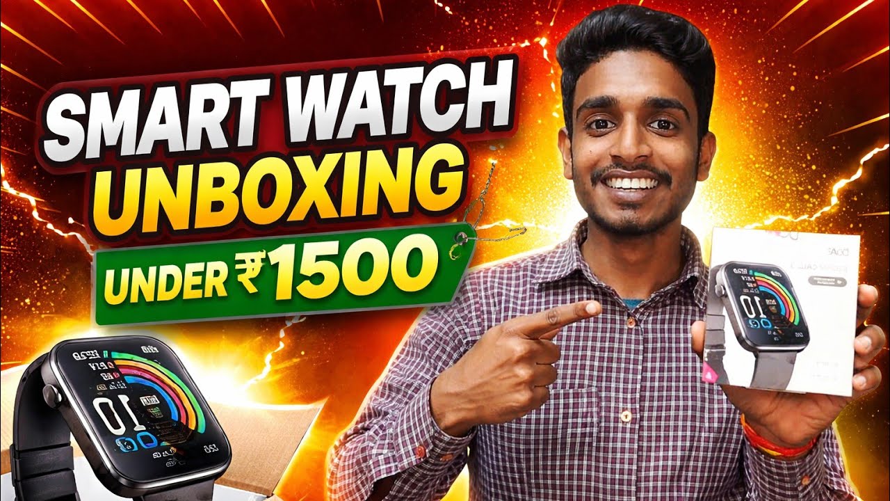 Smart Watch Unboxing Under ₹1500 | Best Budget Smartwatch 2026 | Honest Review