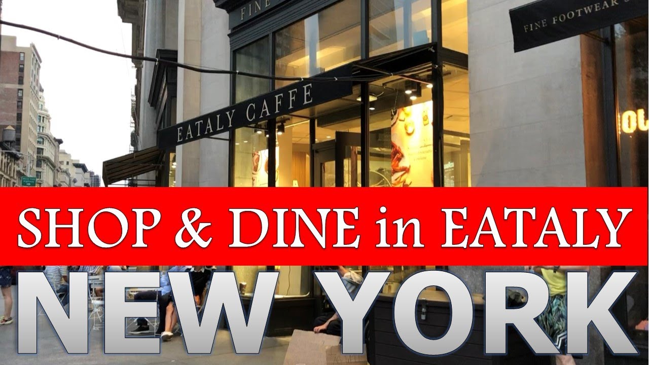EATALY in the FlatIron District in New York: Shop / Eat Italian in NYC