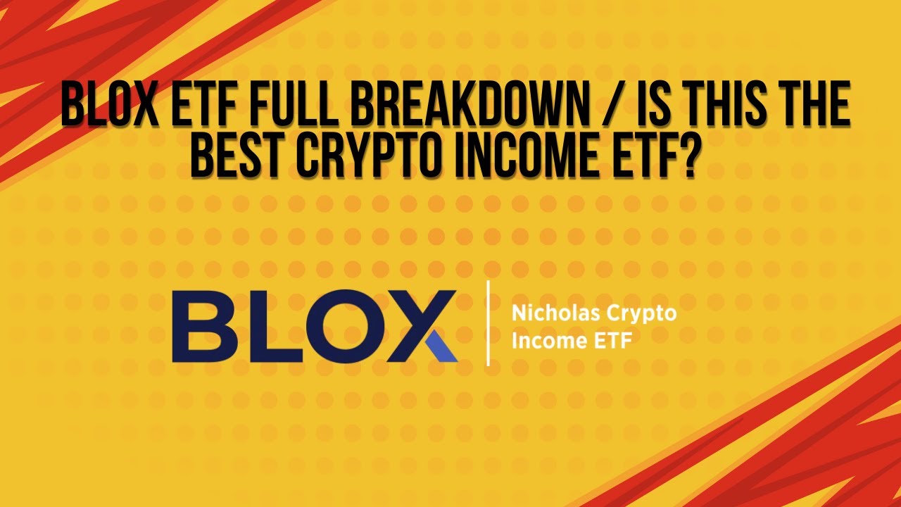 BLOX ETF full breakdown / is this the best crypto income ETF?