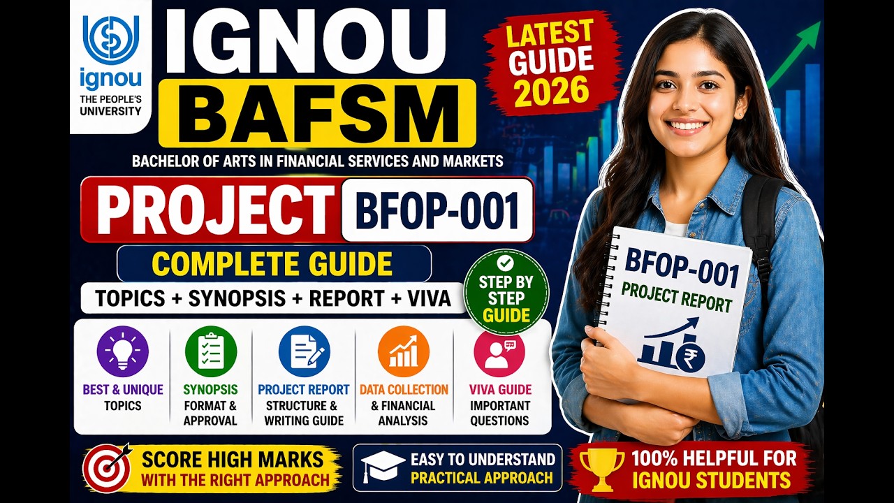 BFOP-001 IGNOU Project | BAFSM Report, Synopsis & Viva Full Details