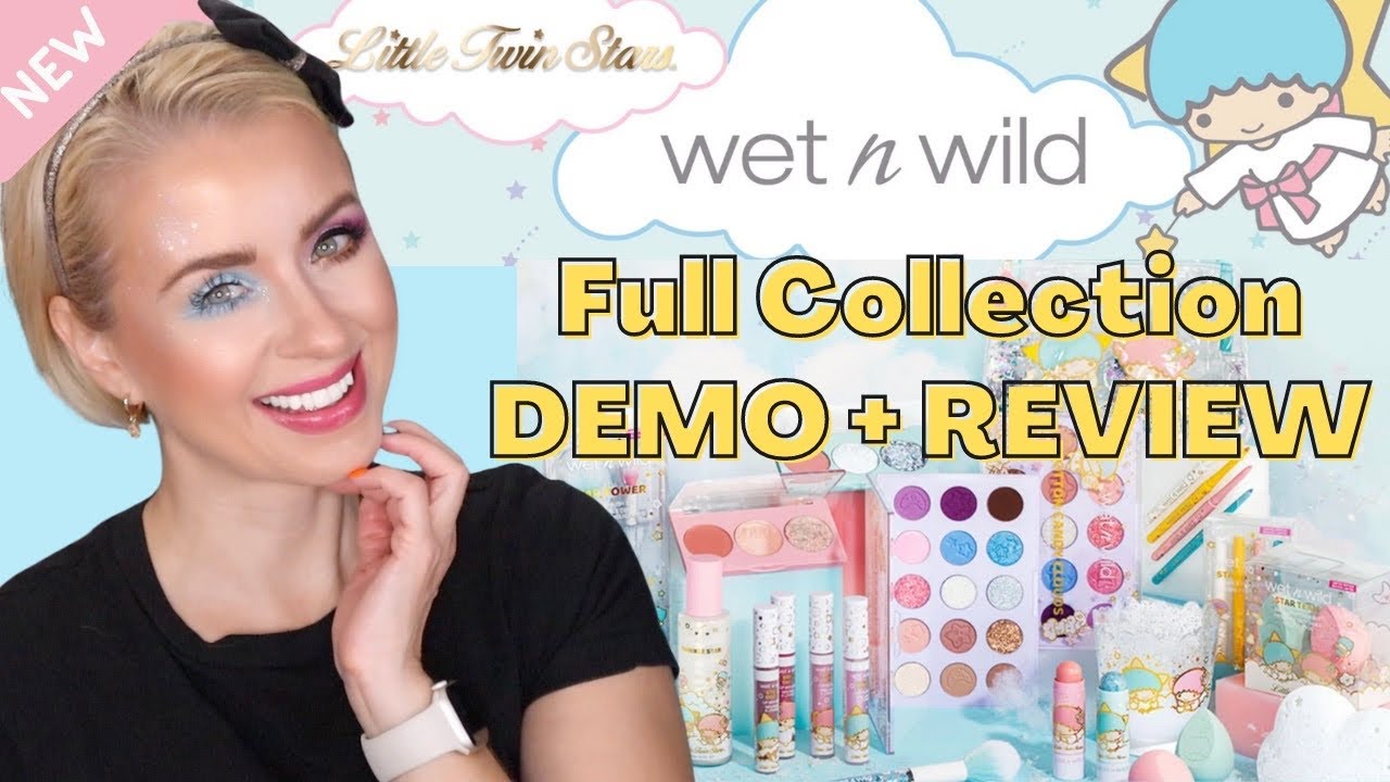 Wet n Wild x Little Twin Stars Collection | FULL DEMO + REVIEW | Steff's Beauty Stash