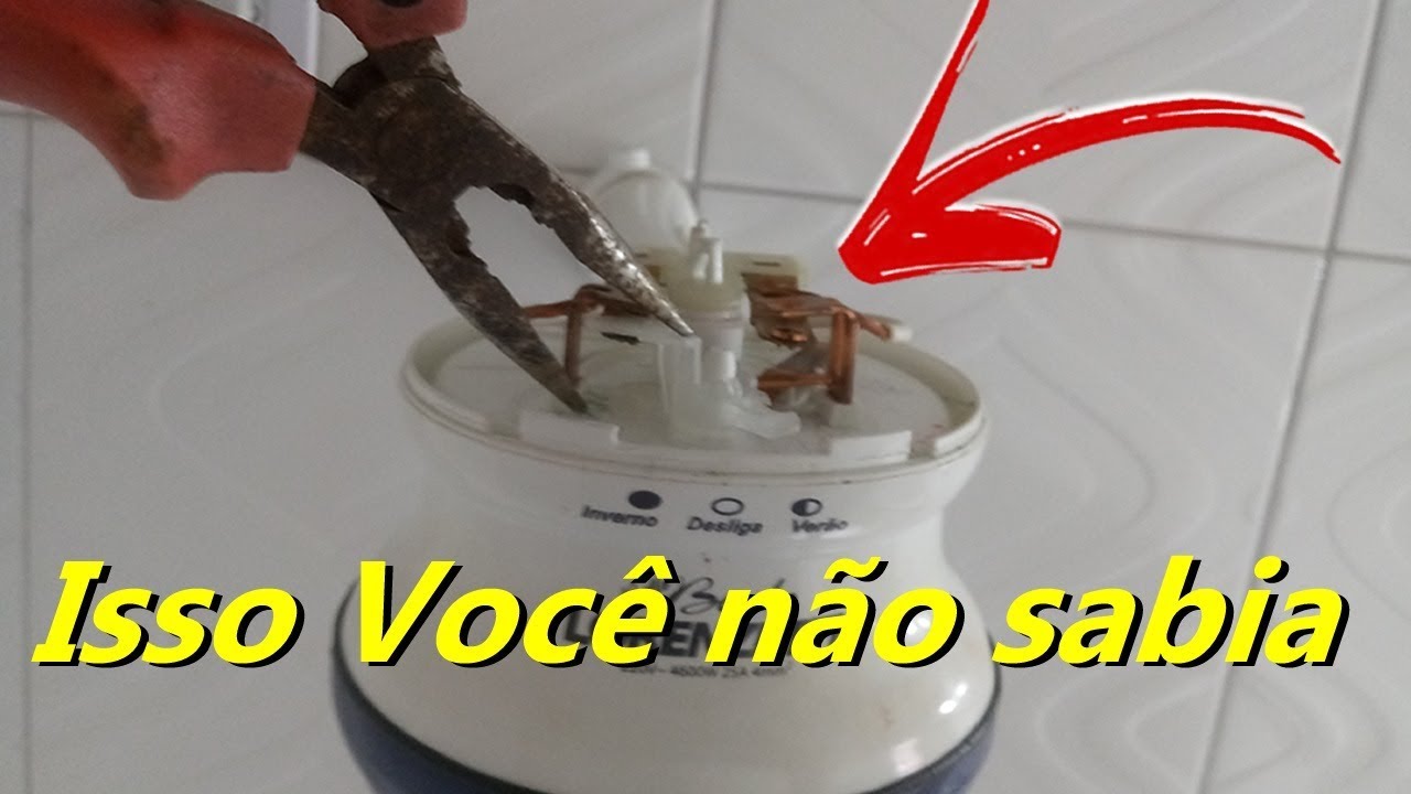 COMO CONSERTAR CHUVEIRO EL&Eacute;TRICO EM CASA
