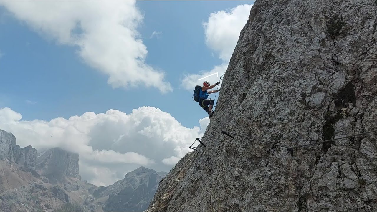 Ferrata dei finanzieri al monte Colac