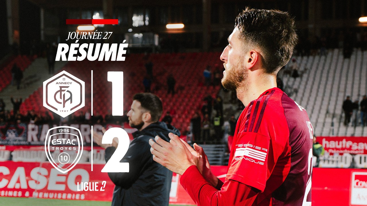 J27 Ligue 2 BKT : Le résumé vidéo de FC Annecy - ESTAC Troyes