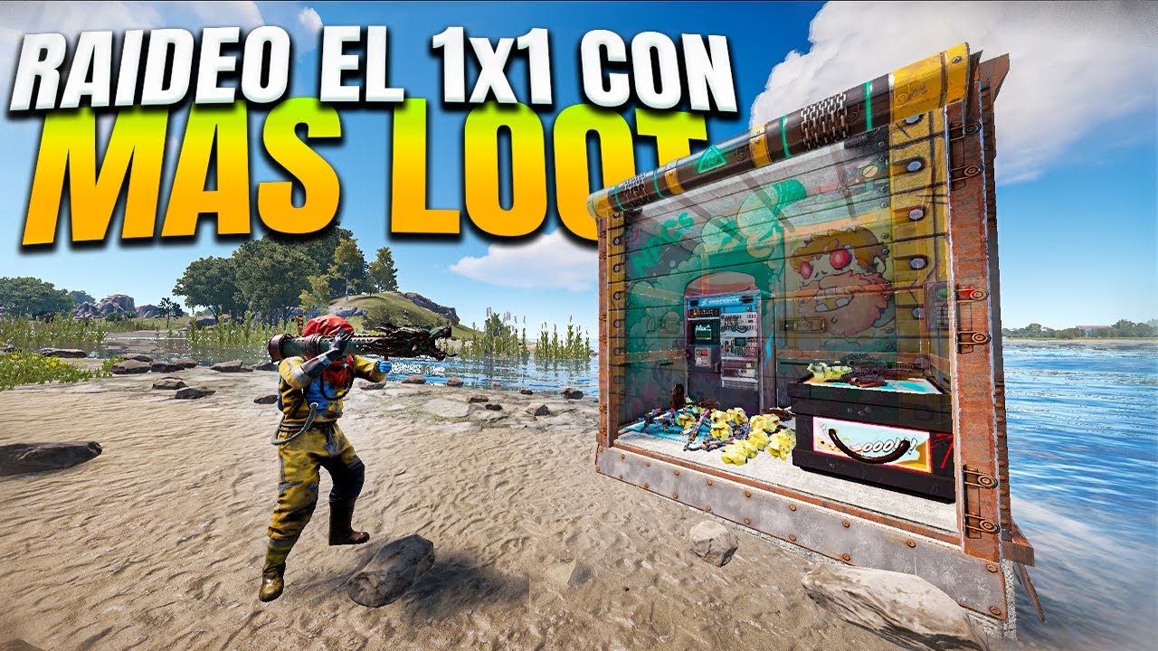 RAIDEE un 1x1 y no CREERAS lo que ENCONTRE - RUST - Gameplay español