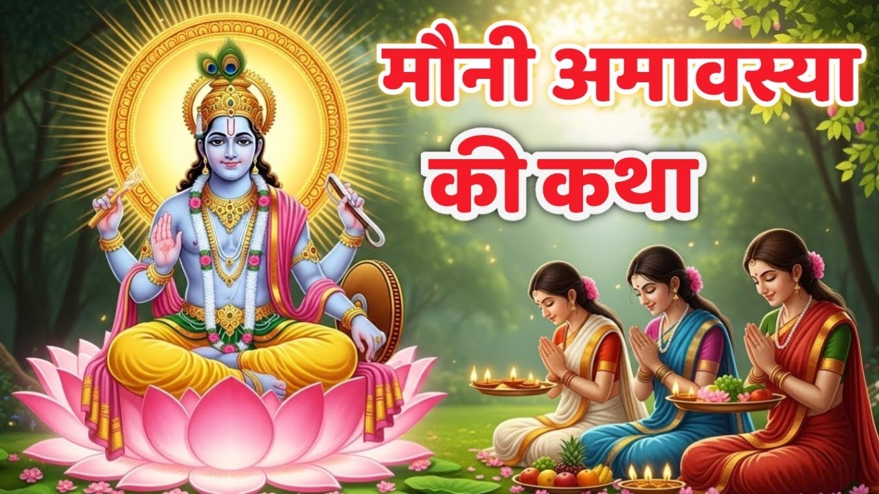 🪔मौनी अमावस्या की कथा | Mauni Amavasya Vrat Katha | मौन व्रत का चमत्कारी प्रभाव | विष्णु भक्ति | 