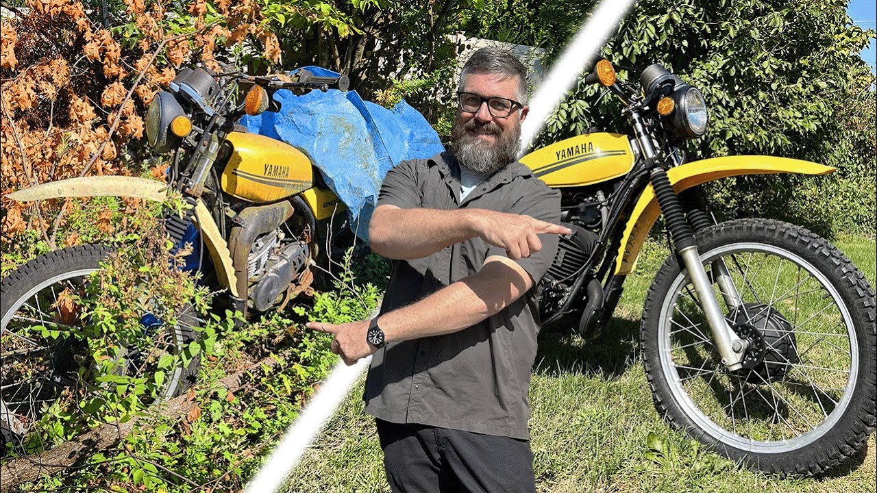 Rotting to Riding! Fixing Up a Hoarder's Yamaha Motorcycle