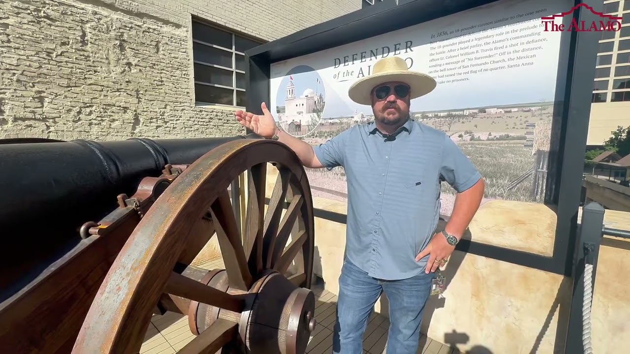 Ask The Alamo - What's the story behind the 18-pounder cannon?