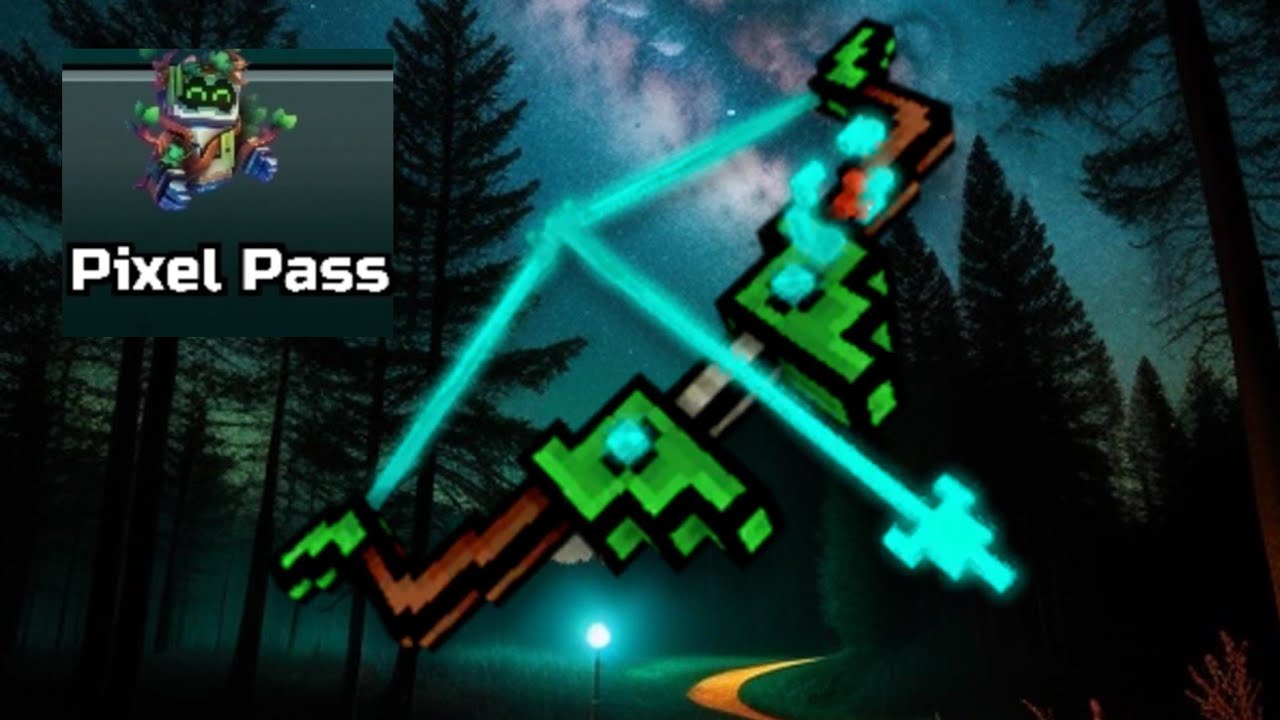 Pixel Gun 3D - Forest Sniper Bow Gameplay + Back to Nature Pixel Pass