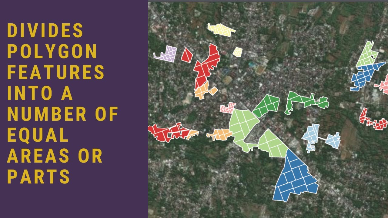 Divides Polygon Features into a Number of Equal Areas or Parts in ArcGIS Pro