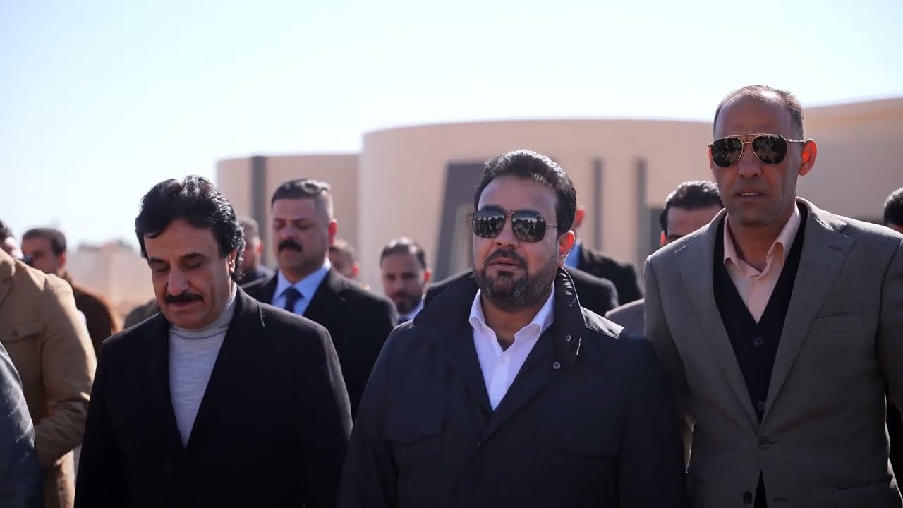 محافظ الأنبار، المهندس عمر مشعان دبوس، يفتتح عدد من المشاريع في  قضاء الحبانية