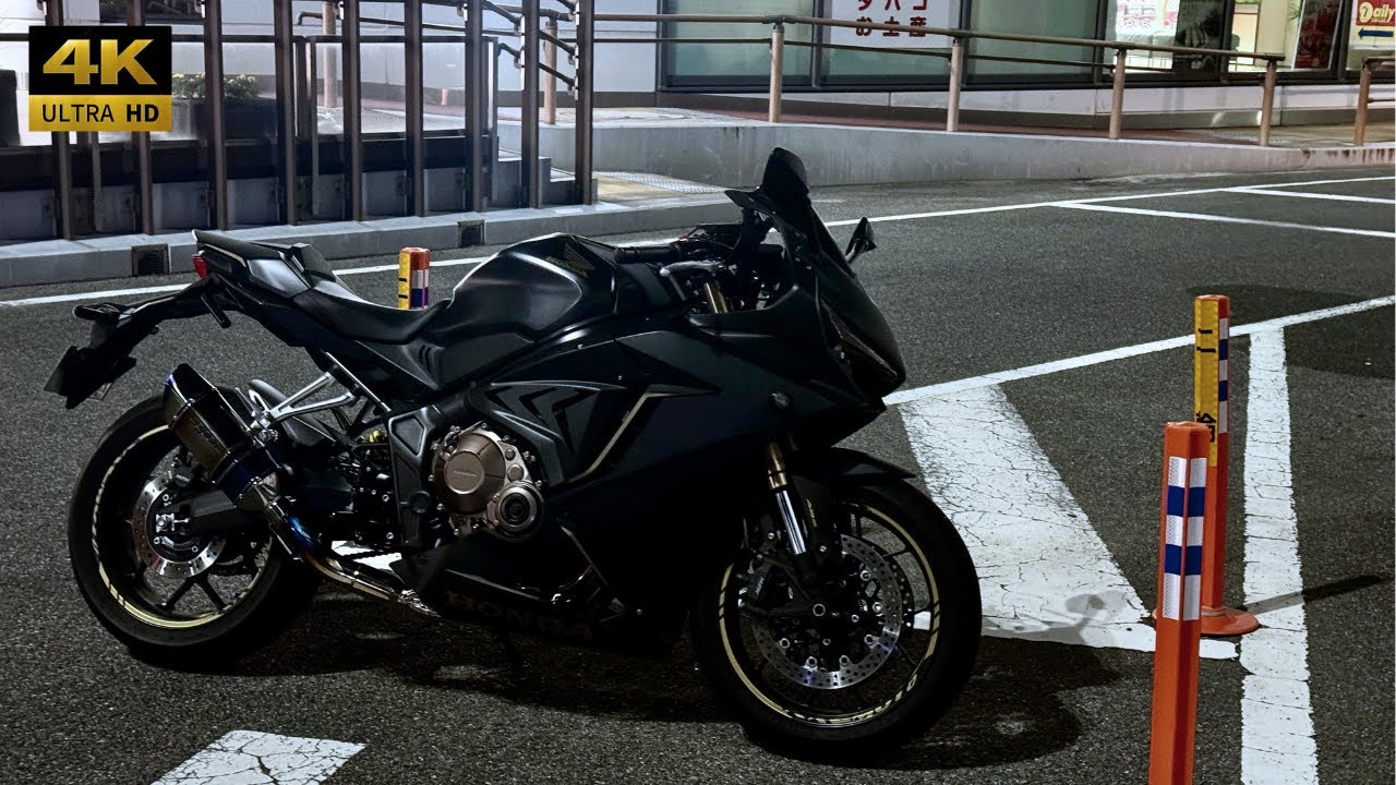 夜、急に走りたくなる高速湾岸線PA巡り / HONDA CBR650R Night Drive Highway Motorcycle POV