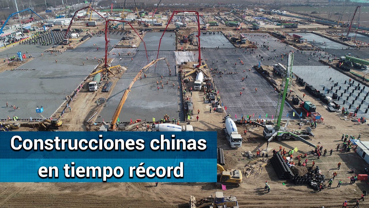 Las otras construcciones que China hizo en tiempo récord