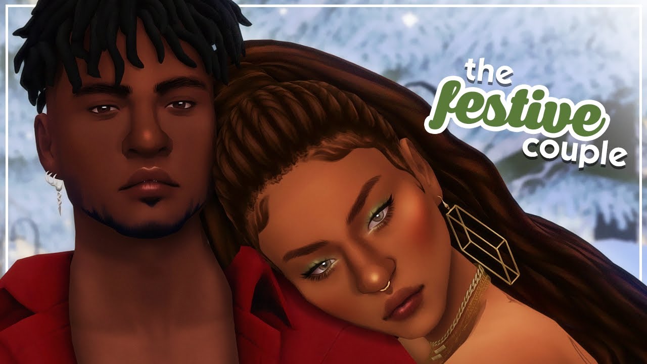 The Festive Couple 🎄 | The Sims 4 Create A Sim + CC List