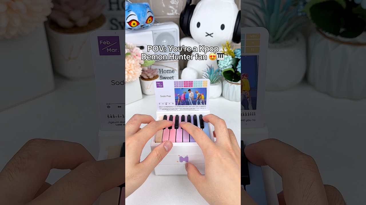 Kpop Demon Hunter collab! 🎹😍