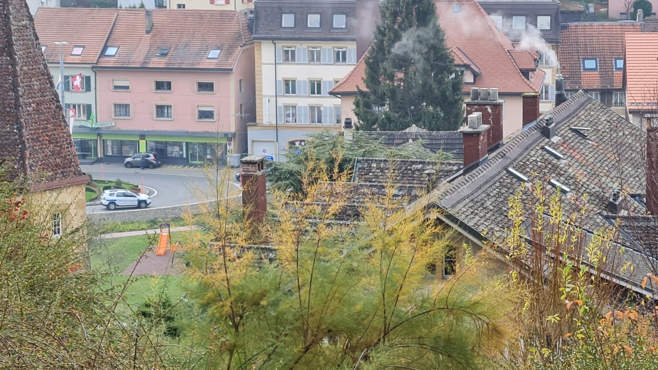 Little Swiss Town of Peseux : Calm and Relaxing