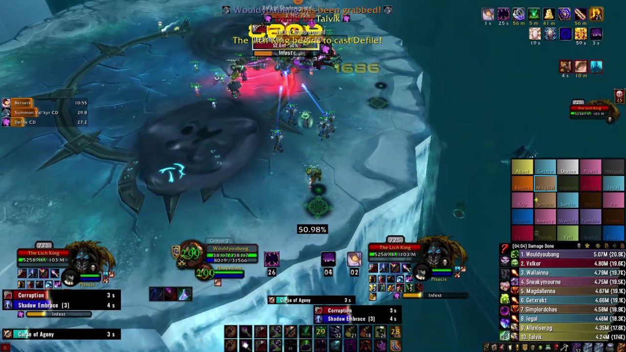 Affliction - LK25HC (Warmane - Icecrown) (Wotlk)