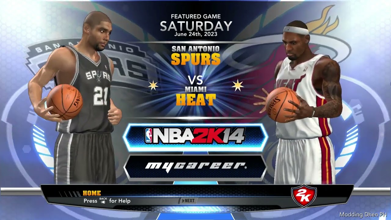 Intro & Main Menu - NBA 2K14 (Xbox 360)