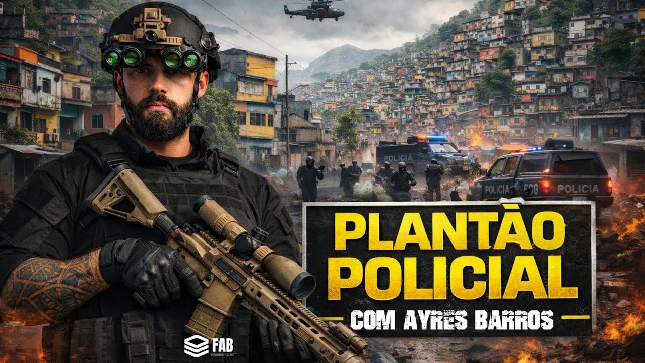 [04/02/2026 | 22h00] PLANTÃO POLICIAL | Prof. AYRES BARROS