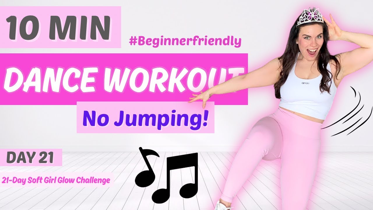 10 Min Feminine Energy Dance Cardio | Low Impact Feel-Good Workout at Home | DAY 21 Soft Girl Glow
