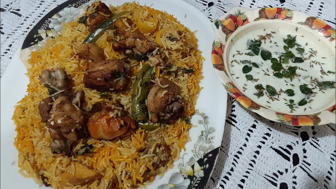 مصالے دار چکن پلاؤ 😋😋😋😋