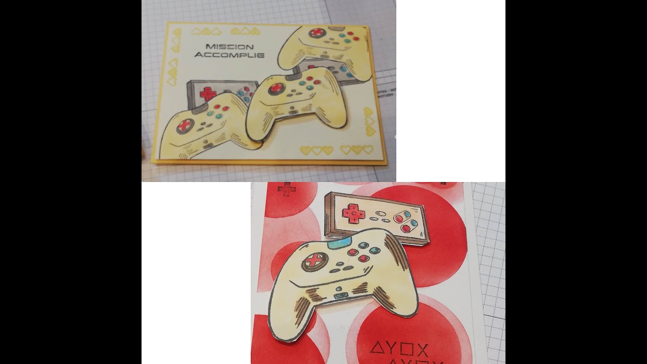 Carte manette tournante Stampin'Up!