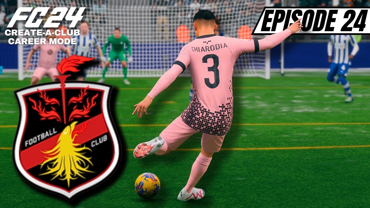 DEFENDER SCORES GOAL OF THE SEASON | FC 24 Create-a-Club Career Mode Series | Episode 24