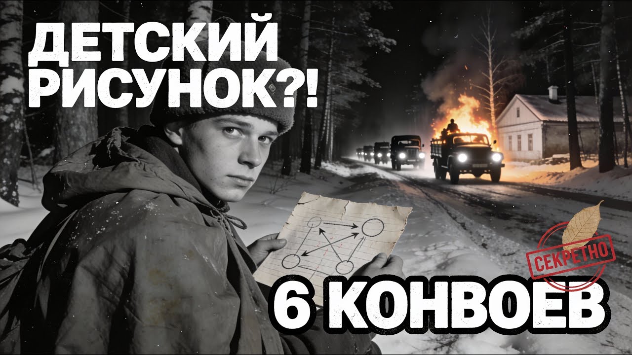 Они ржали над этим детским рисунком… пока он не уничтожил 6 конвоев