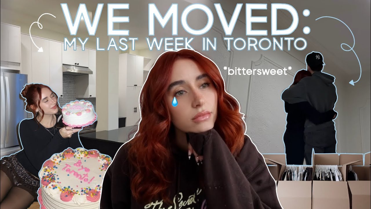 my last week in toronto… (moving series ep.1) | packing up, saying goodbye, & empty apartment tour!🏠